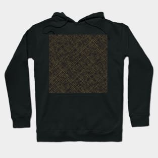 Timothy in Black and Gold Crosshatching Hoodie